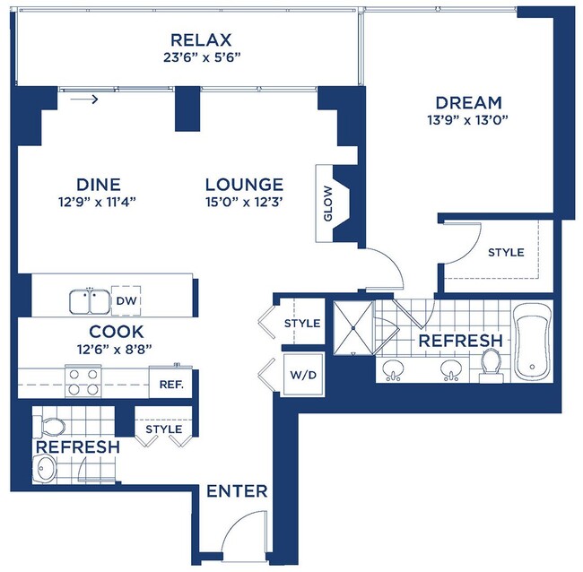 Floorplan - Burnham Pointe