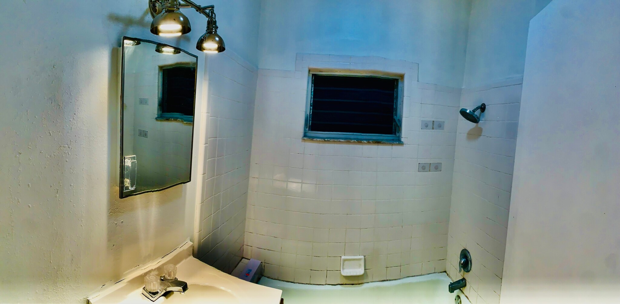Full bath with new lighting - 1108 22nd St W