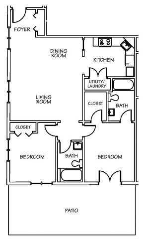 Floorplan - Lenox Village Apartments