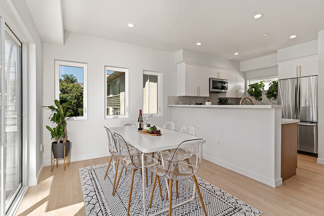 Kitchen and Living Room - 2120 N Beachwood Dr