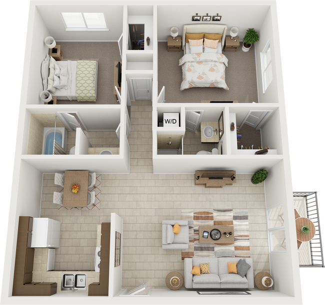 Two Bed, Two Bath - The Alora I