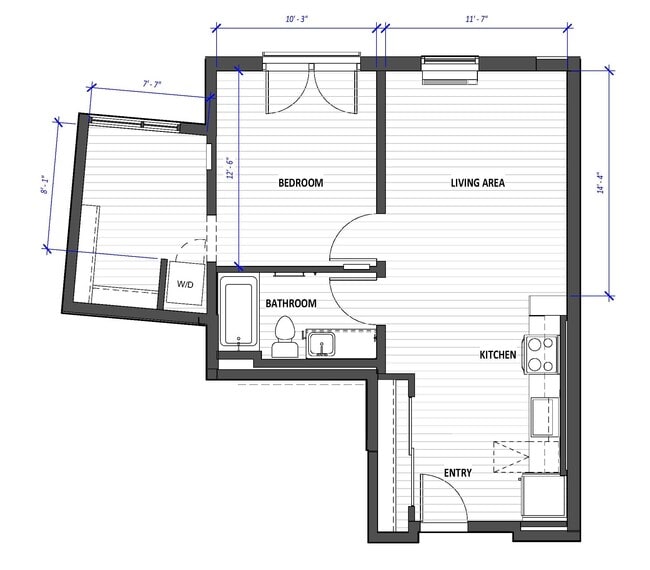 Floorplan - Hyas Point Apartments
