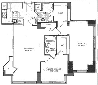 2BR/2BA - Metro Rosslyn Apartments