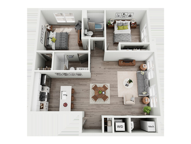 5477-B Floorplan - Prospect Flats
