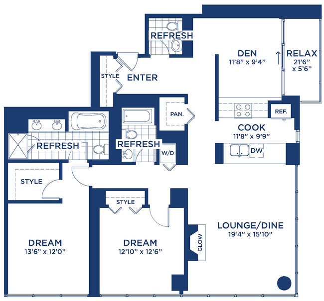 Floorplan - Burnham Pointe