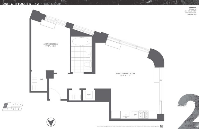 Floorplan - 2 Cooper Square