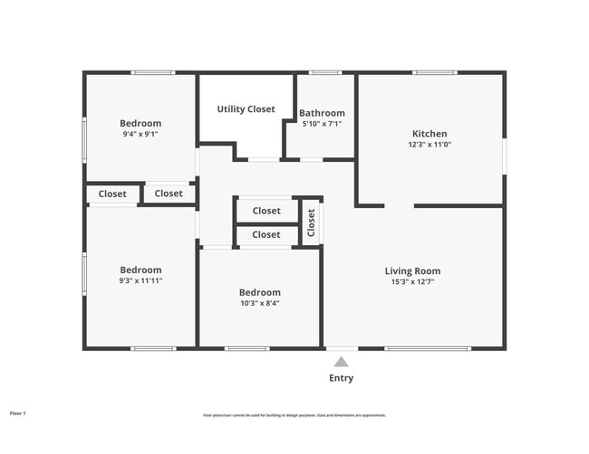 Building Photo - 3 bedroom, 1 bathroom house FOR RENT NOW!