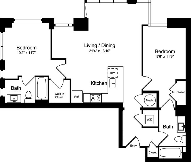 Floorplan - 455 Eye Street