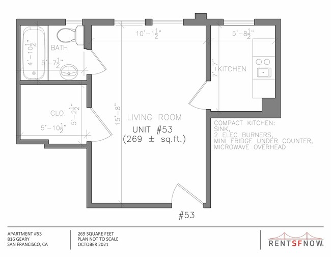 Floorplan - 816 Geary