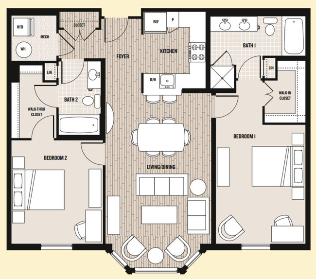 Floorplan - Palladian at Rockville Town Square