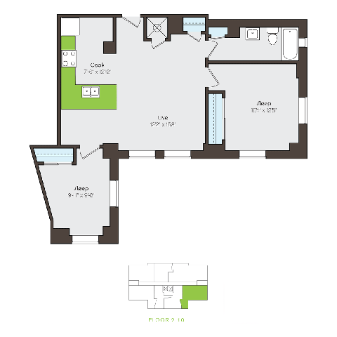 Floorplan - The Brownhardt