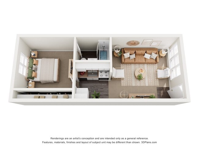 Floorplan - The Scholls Apartments