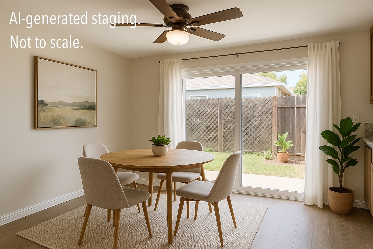 AI Virtual Staging - 631 S Glassell St