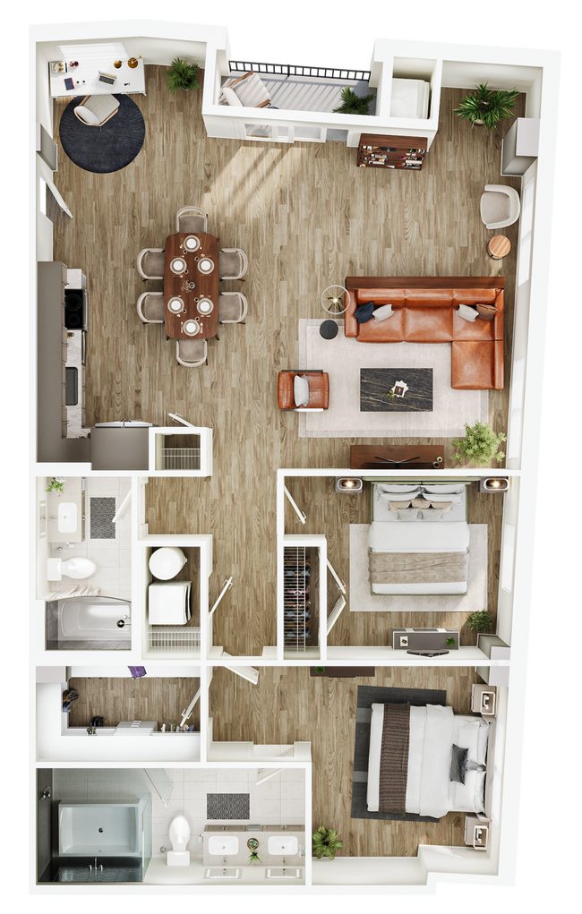 Floorplan - The Seventeen Hundred on East