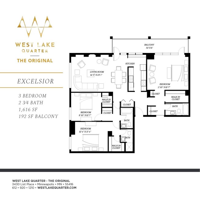 Floorplan - The Original at West Lake Quarter