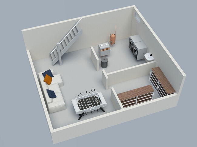 2BD 1BA Townhome Unf Basement - Four Seasons Apartments and Townhomes