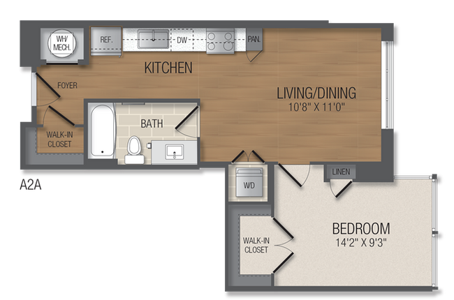 Floorplan - The Acadia at Metropolitan Park