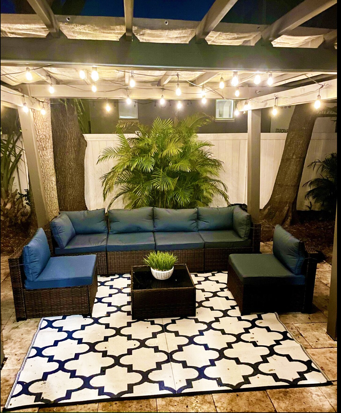 pergola night - 3319 W Paul Ave