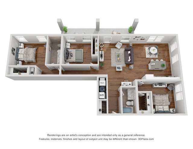 Floorplan - Monroe Aberdeen Place