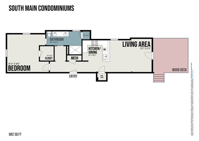 Condo layout - 513 S Main St