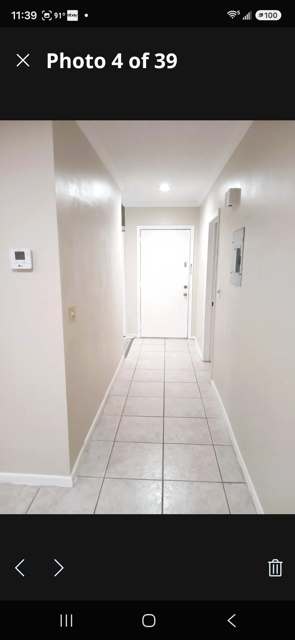 Front of unit r8ght is 2nd bedroom with tile. Front left unit is laminated kitchen. - 8732 Bella Vista Dr