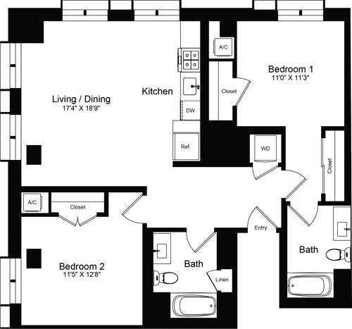 Floorplan - 340 Fremont