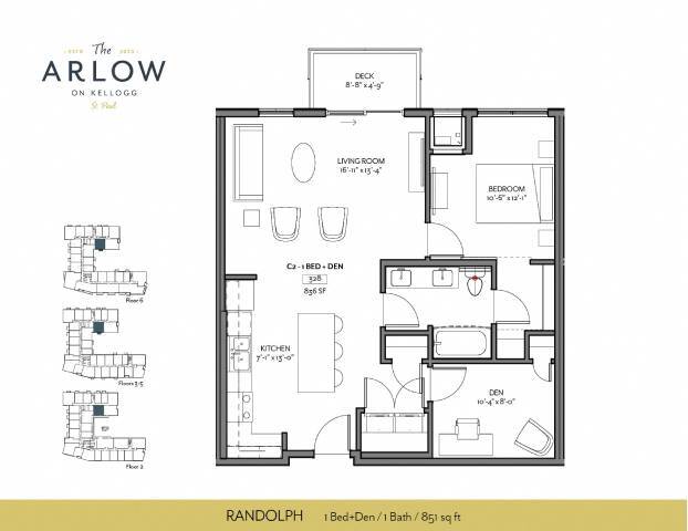Floorplan - The Arlow on Kellogg