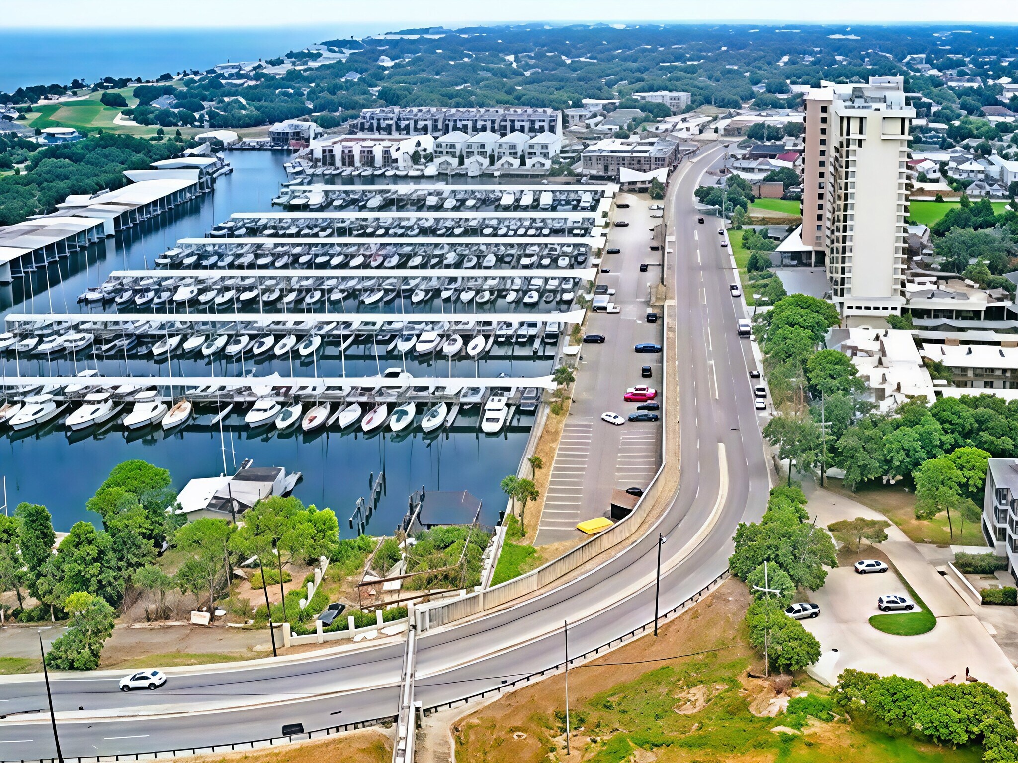 Aerial View - 500 Lake Marina Dr