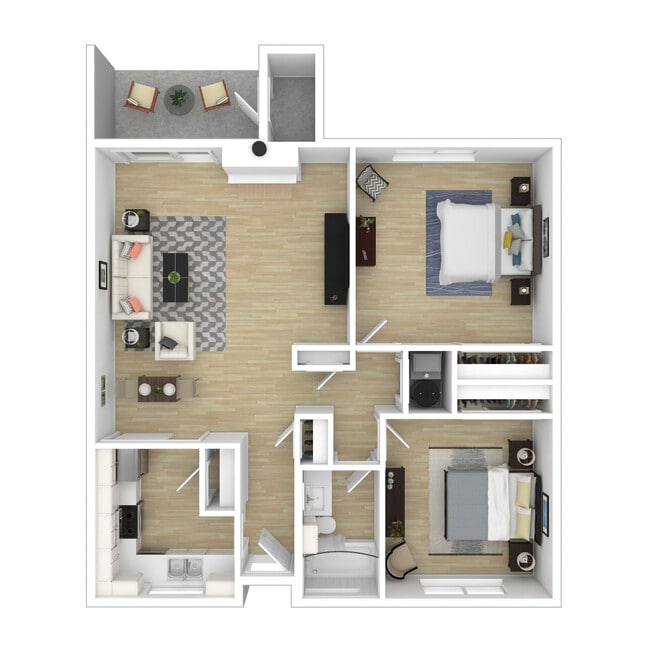 Floorplan - Standiford Court Apartments