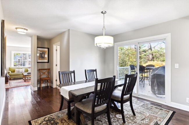 Formal dining area with access to the balcony - 207 Benton Ave