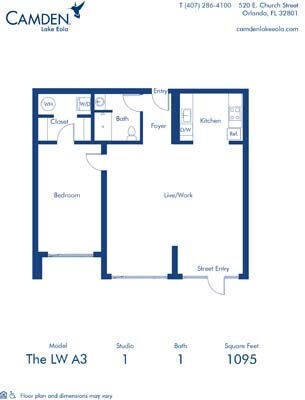 Floorplan - Camden Lake Eola