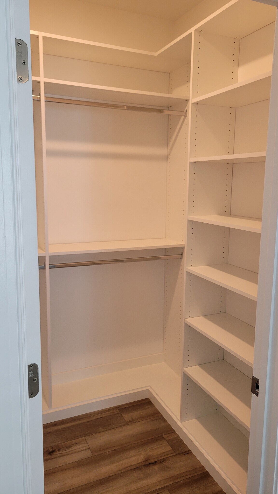 Owners 1st closet custom shelving - 506 Village Branch Ln