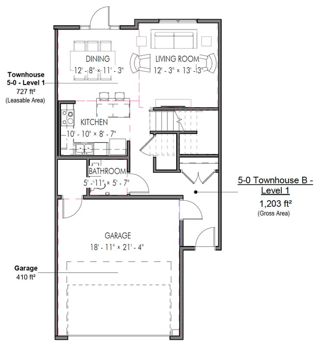 Floorplan - Ironwood Townhomes