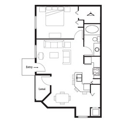 1BR Grand Courtyard ( 1st Level) - Springs at Palma Sola Apartments