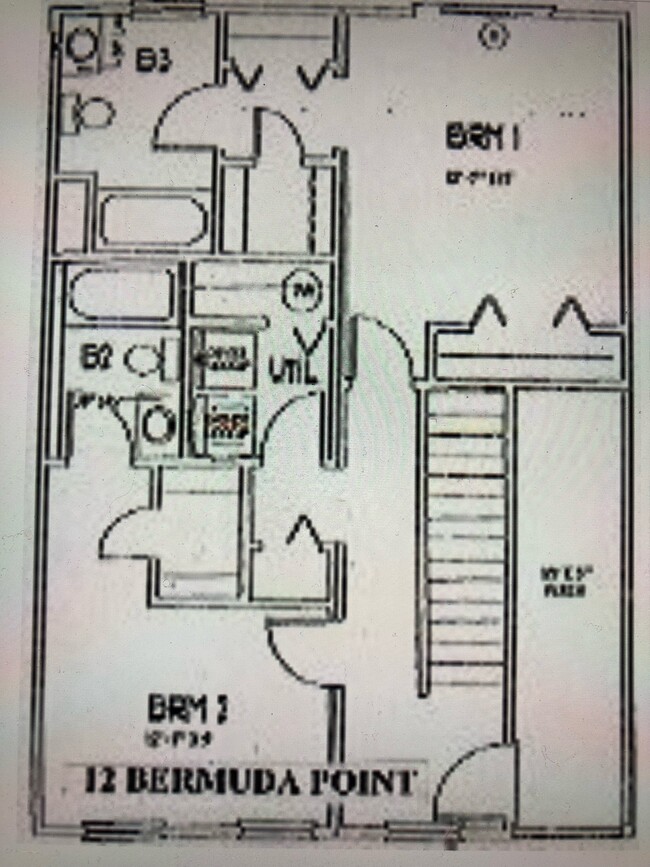 Floorplan of downstairs - 12 Bermuda Pointe Cir