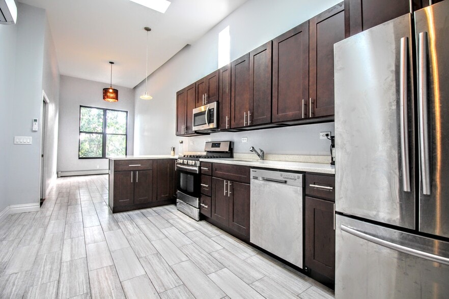 Giant Skylight kitchen & Living Room - 447 Evergreen Ave