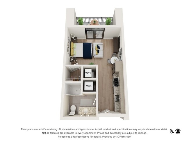 Floorplan - The Baxly Apartments