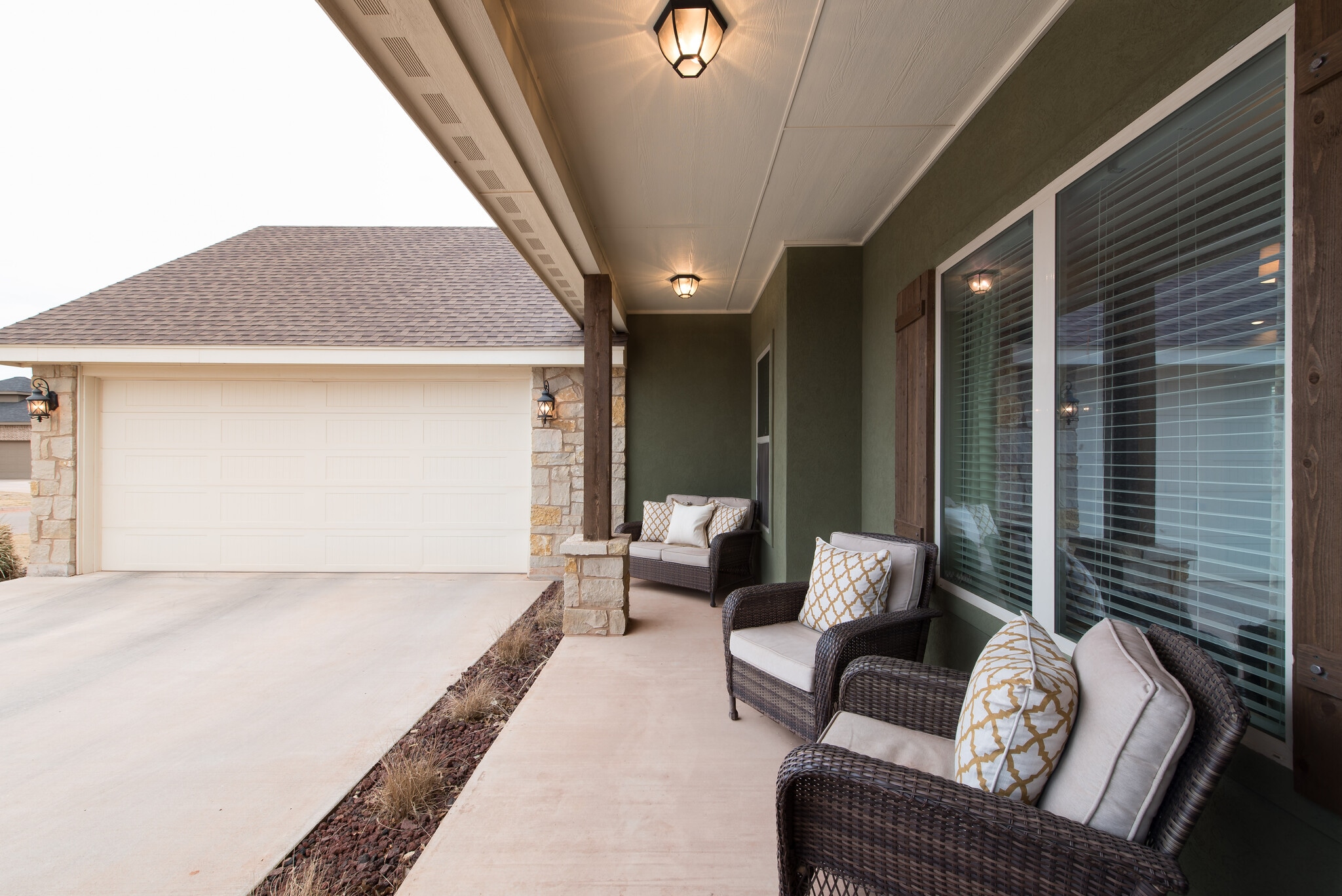 Spacious oversized front porch is shaded throughout the day! - 249 Springfield