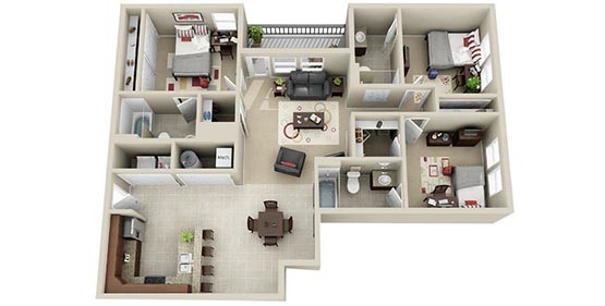 Floorplan - LynCourt Square