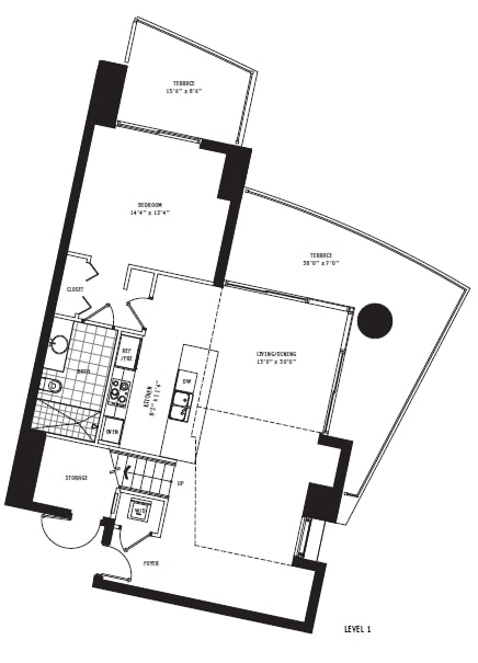 2BR/3BA - 900 Biscayne