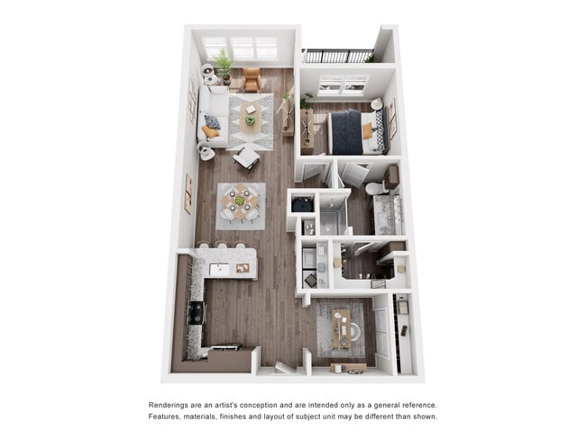 1 Bed/1 Bath + Study - Arella on Jones