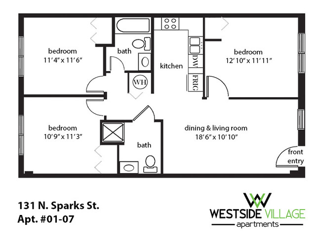 Floorplan - Westside Village Apartments