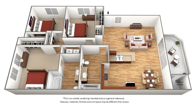 Floorplan - Arcadia Townhomes