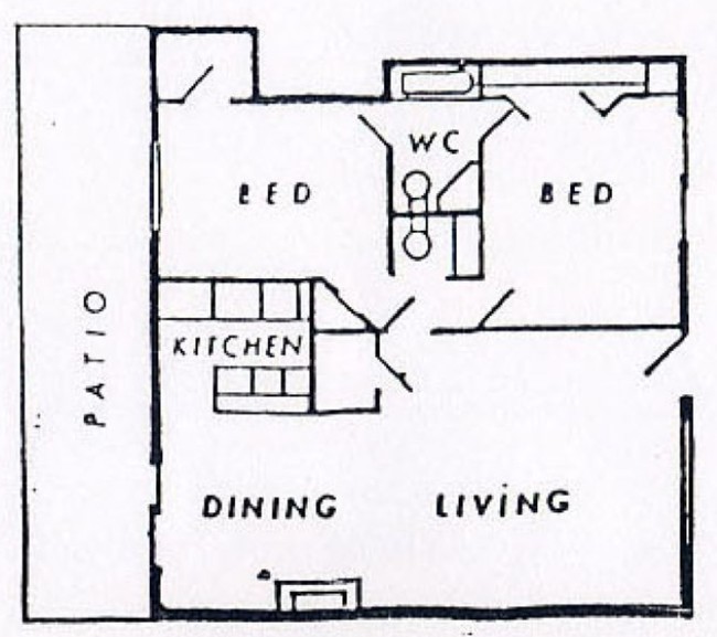 2BR/1.5BA - Huntington Gardens Apartments