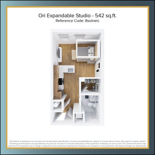 Floorplan - The Residences at East 801 Whiting Street