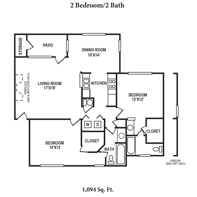 Floorplan - The Vinings Apartments