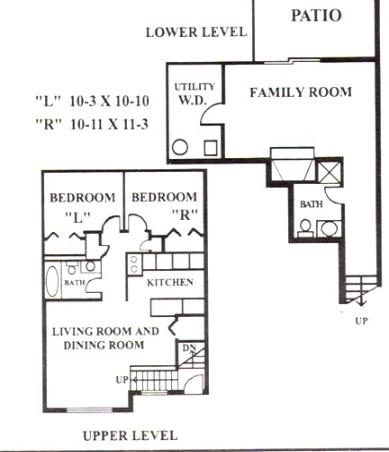 Split Level - Natchez Trace Apartments