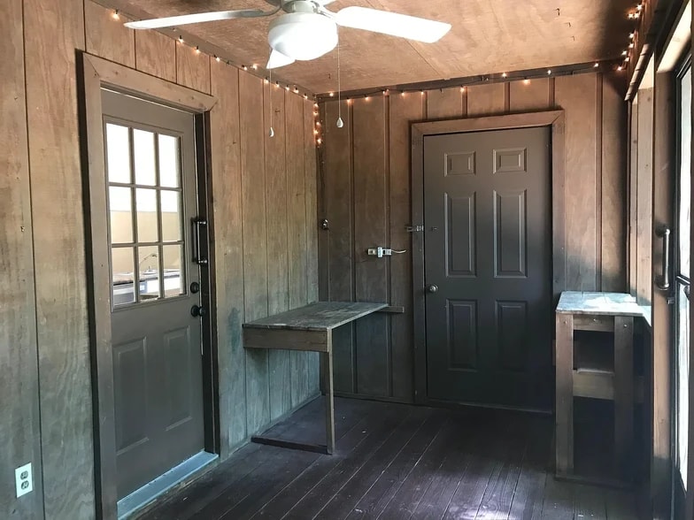 back porch off kitchen - 1916 Hidden Valley