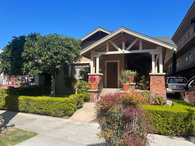 My 1920s bungalow viewed from 3rd Street. Triplex is behind this bungalow. - 1749 E 3rd St