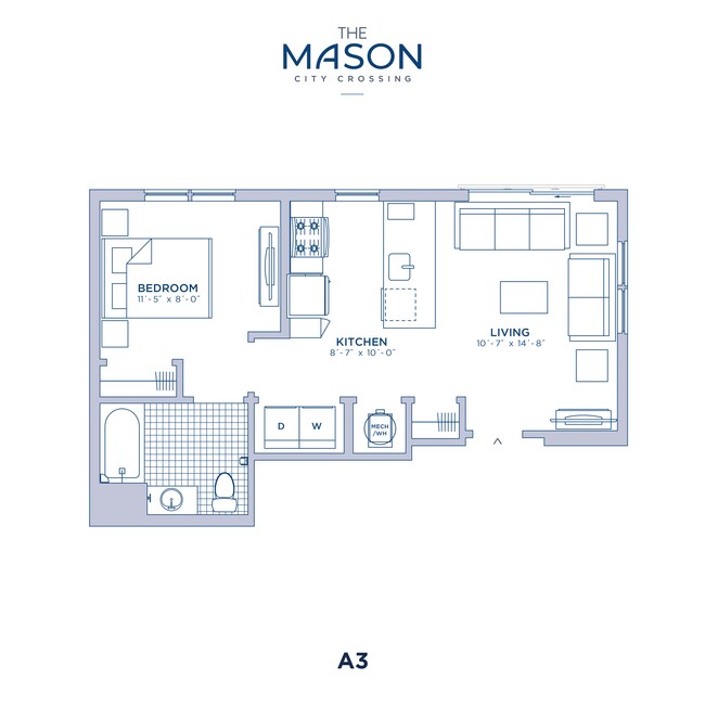 Floorplan - The Mason at City Crossing